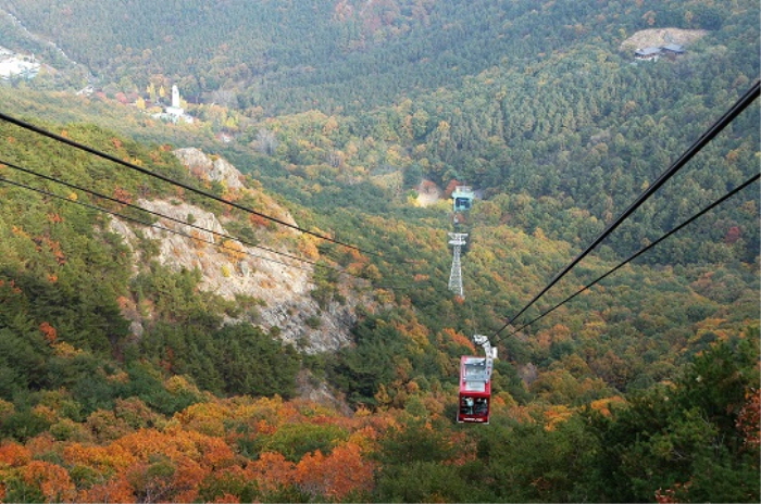 Apsan-Seilbahn (Apsan-Observatorium) (앞산 케이블카(앞산 전망대))