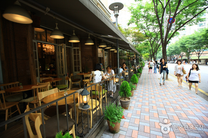 Calle de los Cafés de Jeongja-dong en Bundang (분당 정자동 카페거리)